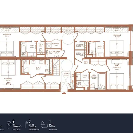 Antarès Naos 501d - Somptuous Duplex Penthouse Luxury Inski Out Appartamento *